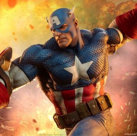 Captain America Marvel Premium Format Statue by Sideshow Collectibles